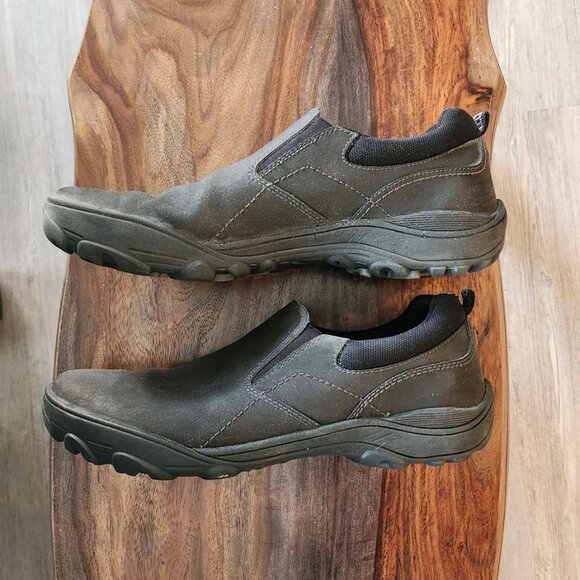 G.H. Bass and Co Men's 10 1/2 Wide Shoes Black Leather Comfortable Casual Office - Picture 3 of 5